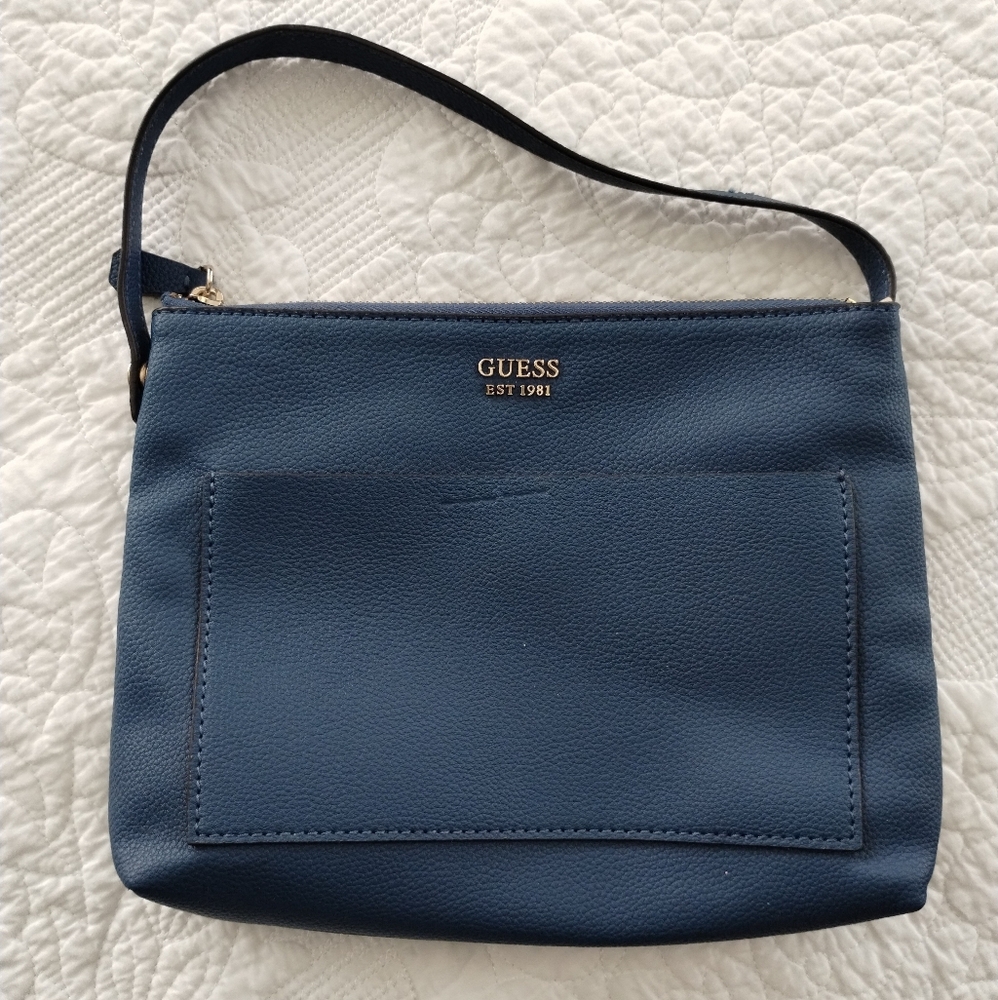 GUESS Dark Blue Shoulder Bag